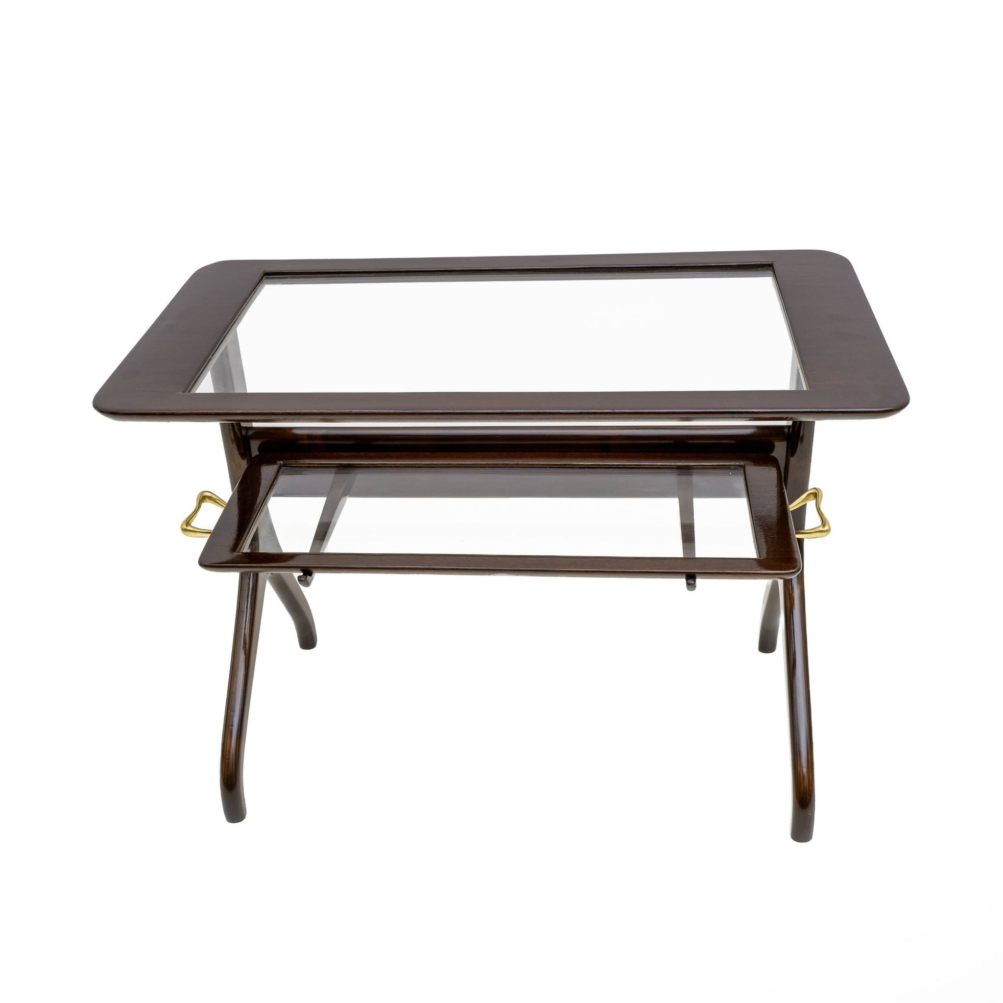Table à plateau italienne moderne du milieu du siècle attribuée à Ico Parisi