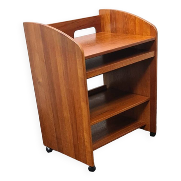 Vintage teak computer table