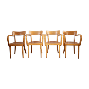 Suite de 4 chaises 1940