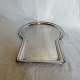 Russian Samovar silver metal and tray