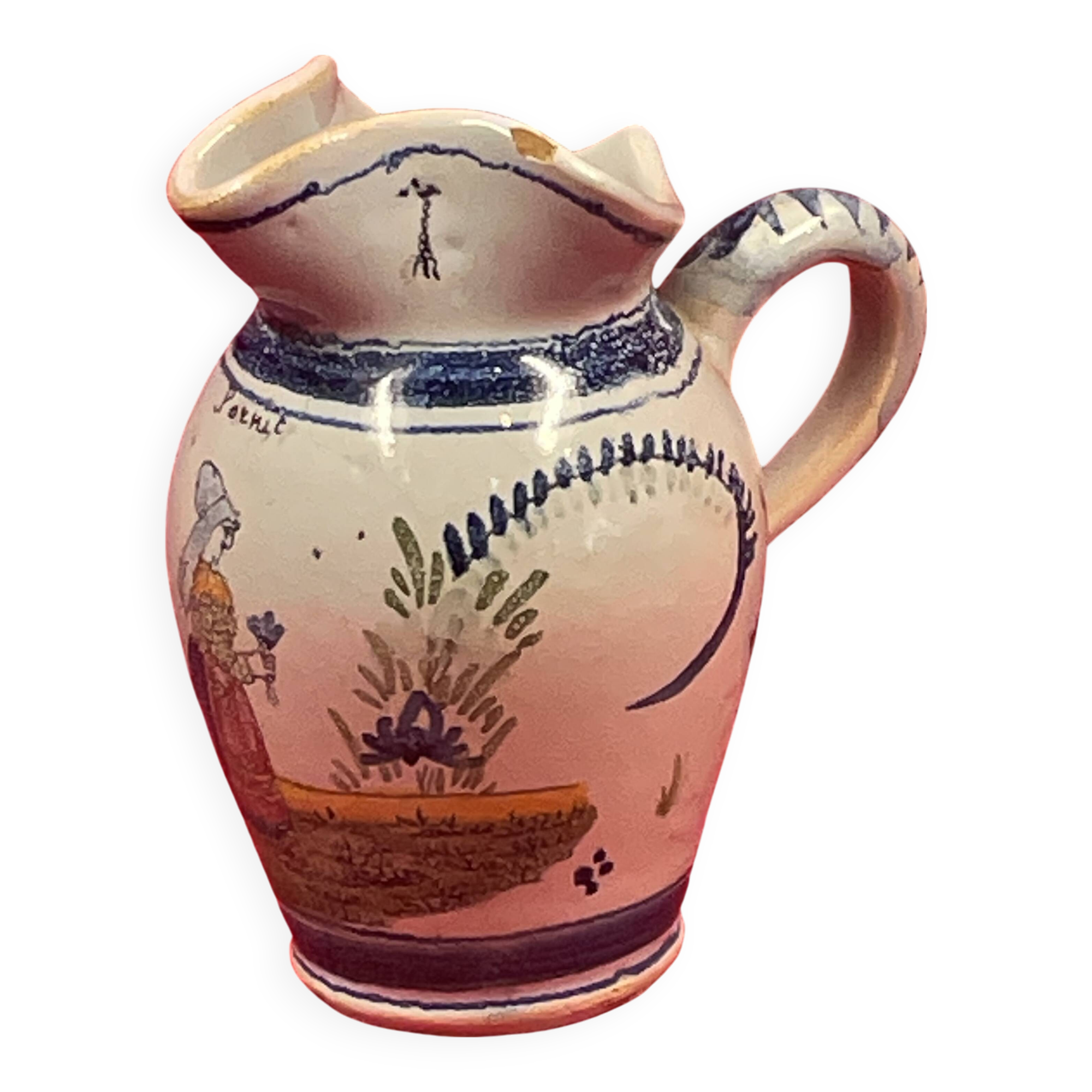 Pornic, Malicorne, Quimper!, Milk jug H 12.5 cm