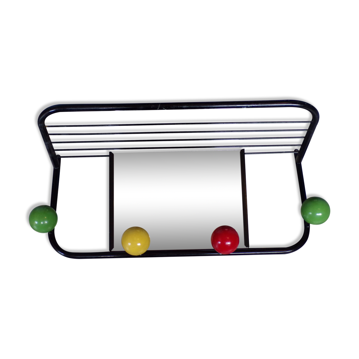 Vintage coat rack with mirror