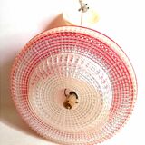 Red suspension Space Age 1970s Height 49 cm