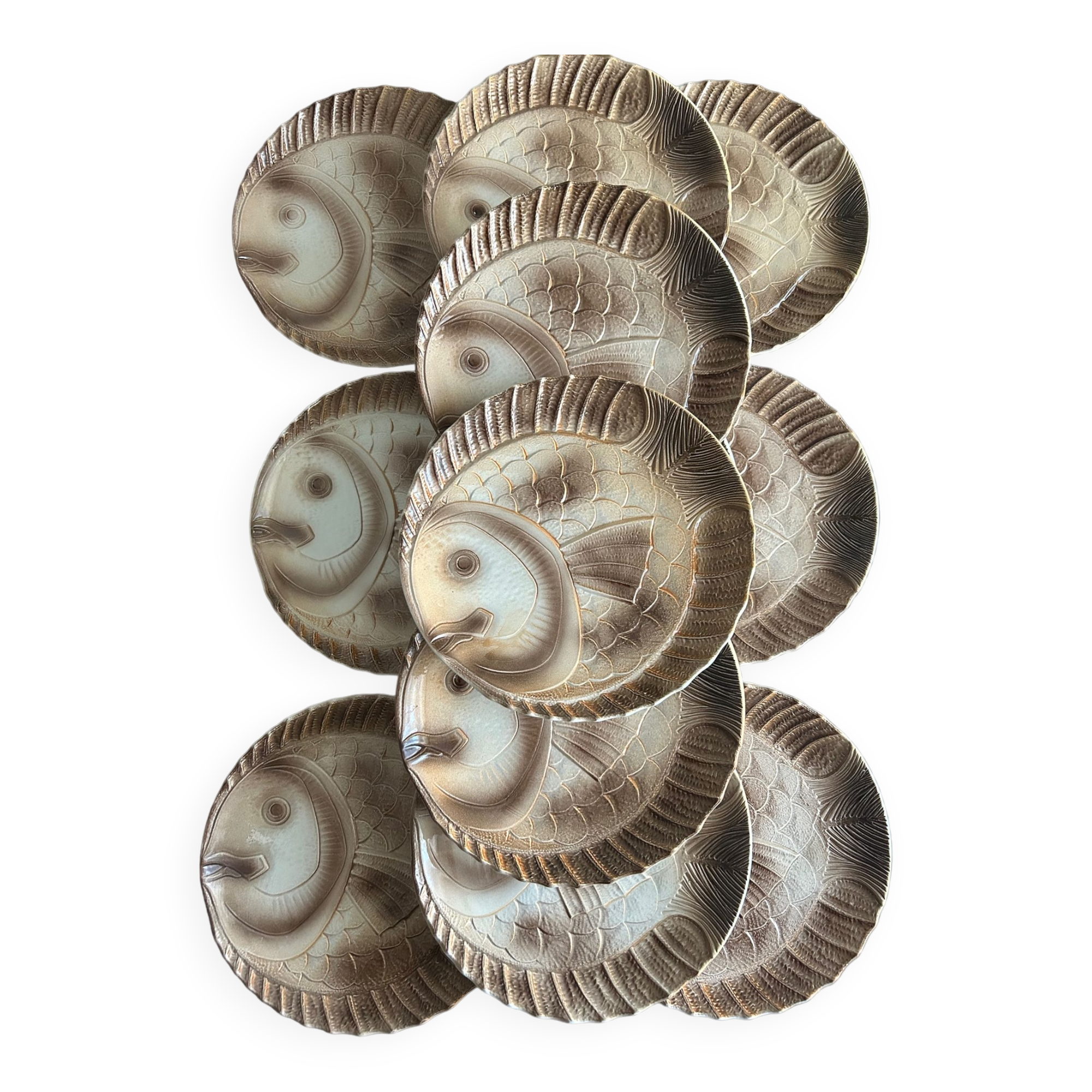 12 fish dinner plates