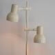 Lampadaire vintage en métal blanc, Ikea