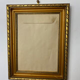 Gold and black wooden frame