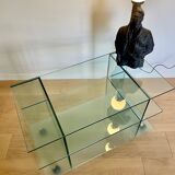 Glass TV stand