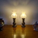 Vintage alabaster lamp by Pegasam. S.L Spain
