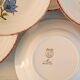 Hollow earthenware plates from Saint Amand Ceranord Vintage Maïté Model