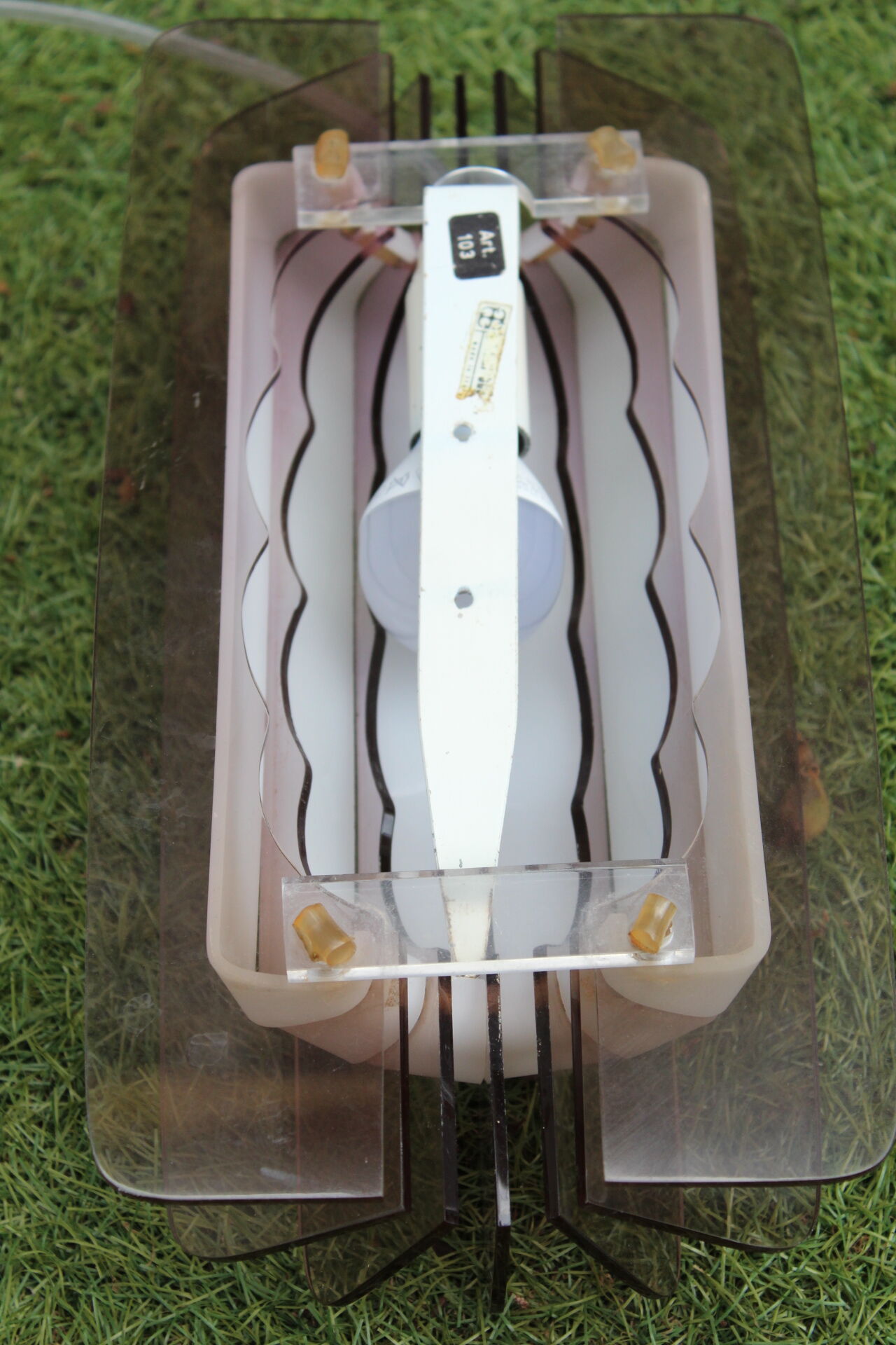 Set sconces Guzzini bagno vintage 70s
