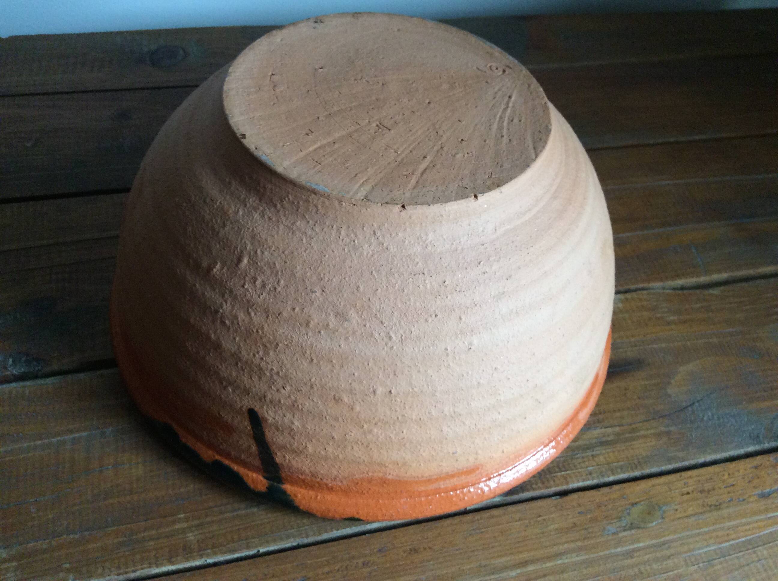 Terracotta salad bowl