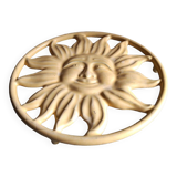 Cast iron sun trivet