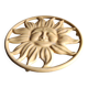 Cast iron sun trivet