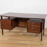 Mid-Century Freestanding Rosewood Desk by Kai Kristiansen for Feldballes Møbelfabrik, 1960s