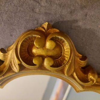 Baroque gilded wood mirror