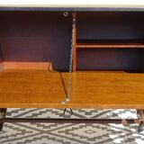 Dough table on wheels