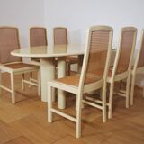 Table and 6 chairs by Mario Sabot from the 70s