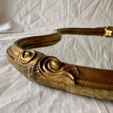 Large rococo mirror in gilded wood