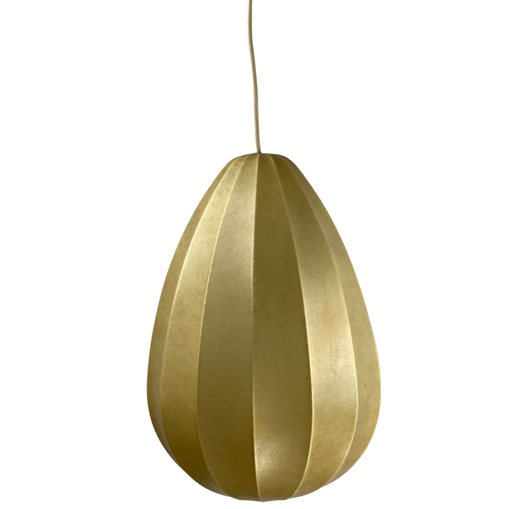 Cocoon space age lantern pendant, Germany 1960s