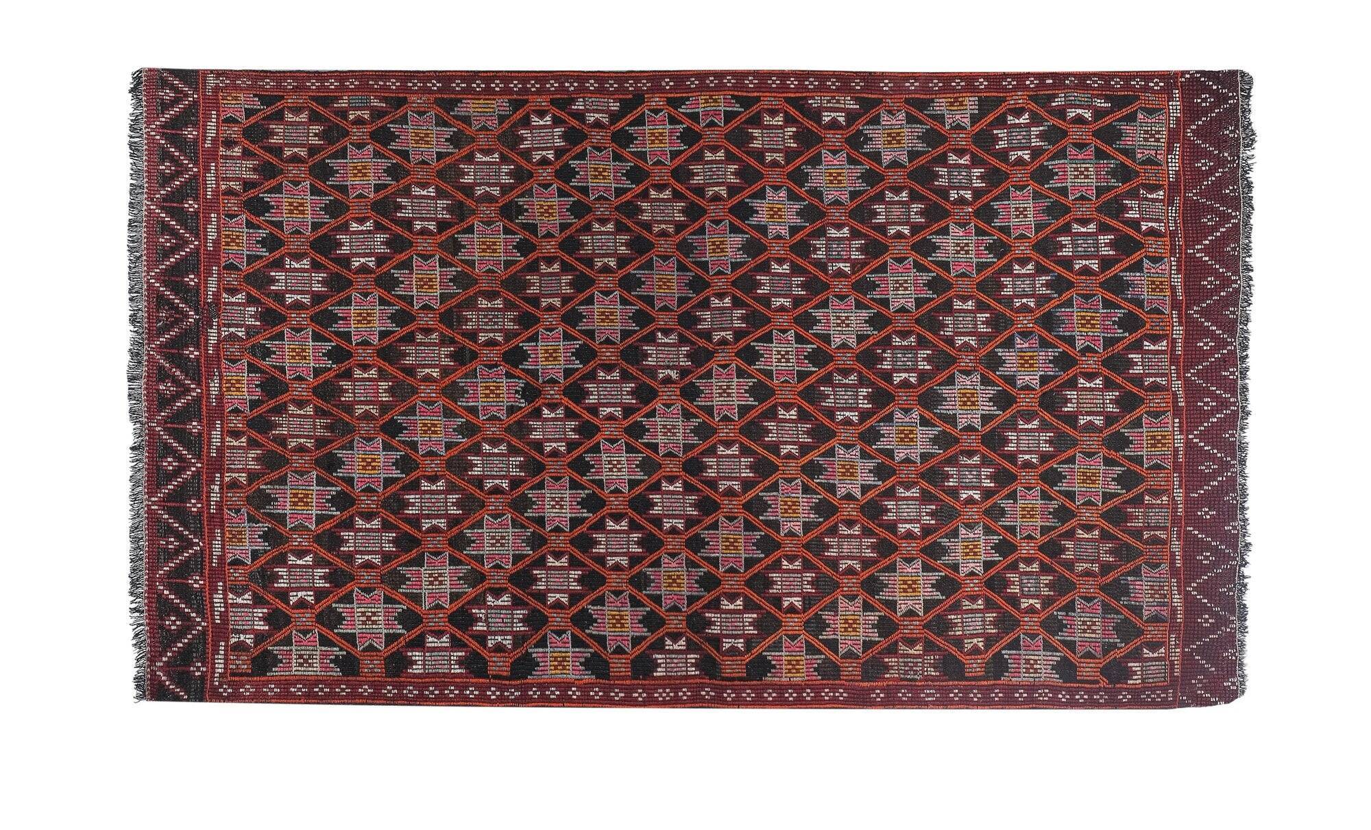 Vintage Turkish rug handmade 157x266 cm