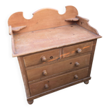 Chest of drawers from the 1980s in wood, very good condition
