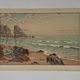 Lithograph by Henri Rivière The Aspects of Nature - The Sea