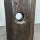 Brutalist presentation column in solid oak