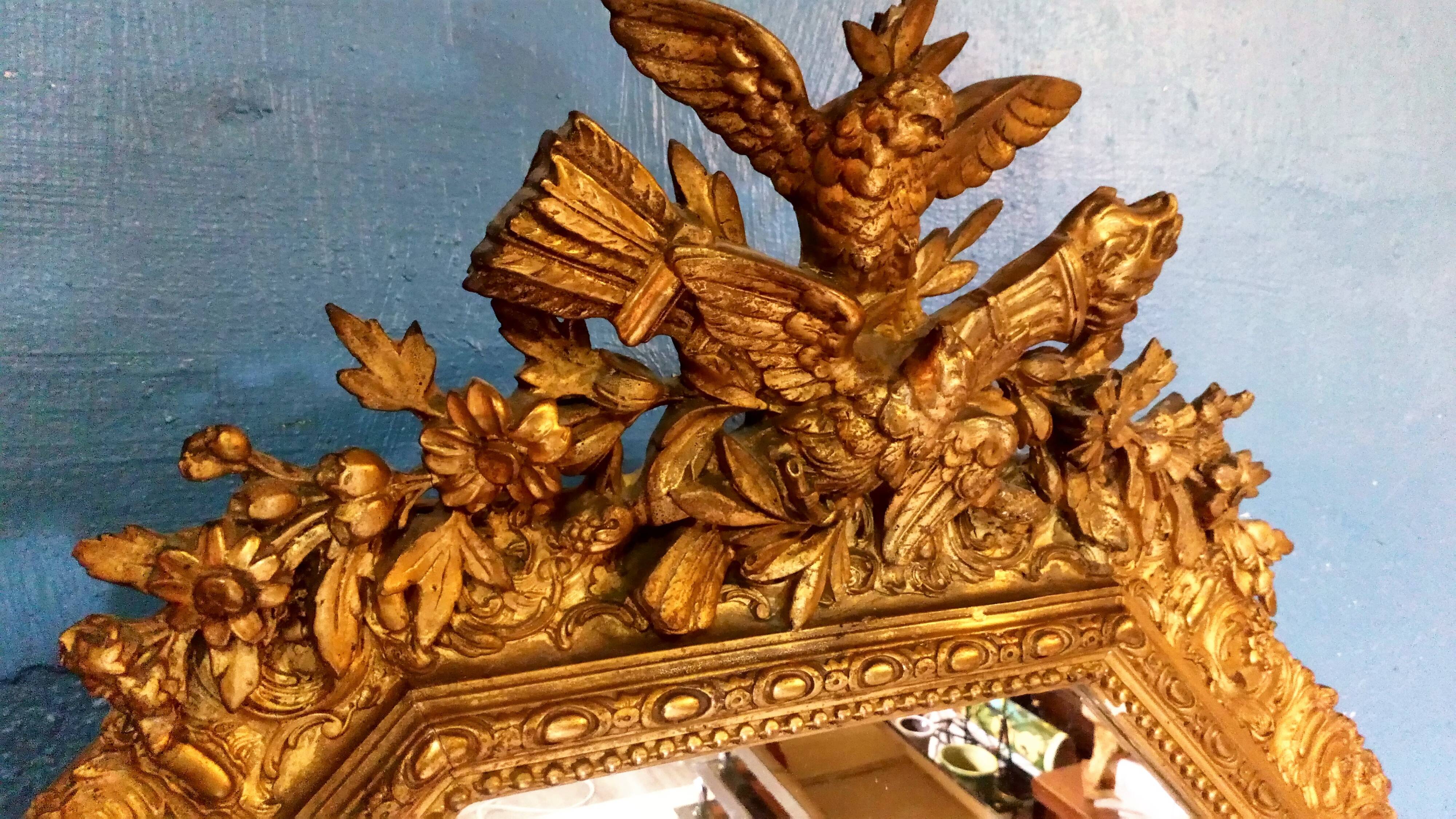 19th-century wall mirror