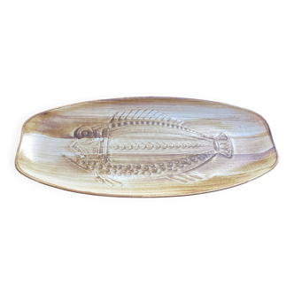 Longchamp ceramic fish dish, 1960s-70s