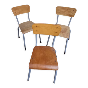 chaises d'école hauteur