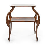 Art Nouveau marquetry table