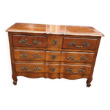 Chest of drawers Louis XV in cherry wood