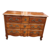 Chest of drawers Louis XV in cherry wood