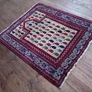 Tapis Persan Afshar fait main 138x112cm