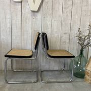 Pair of B32 chairs by Marcel Breuer