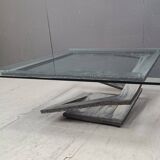 Fleur de Fer coffee table by Maurice Barilone, 1980s