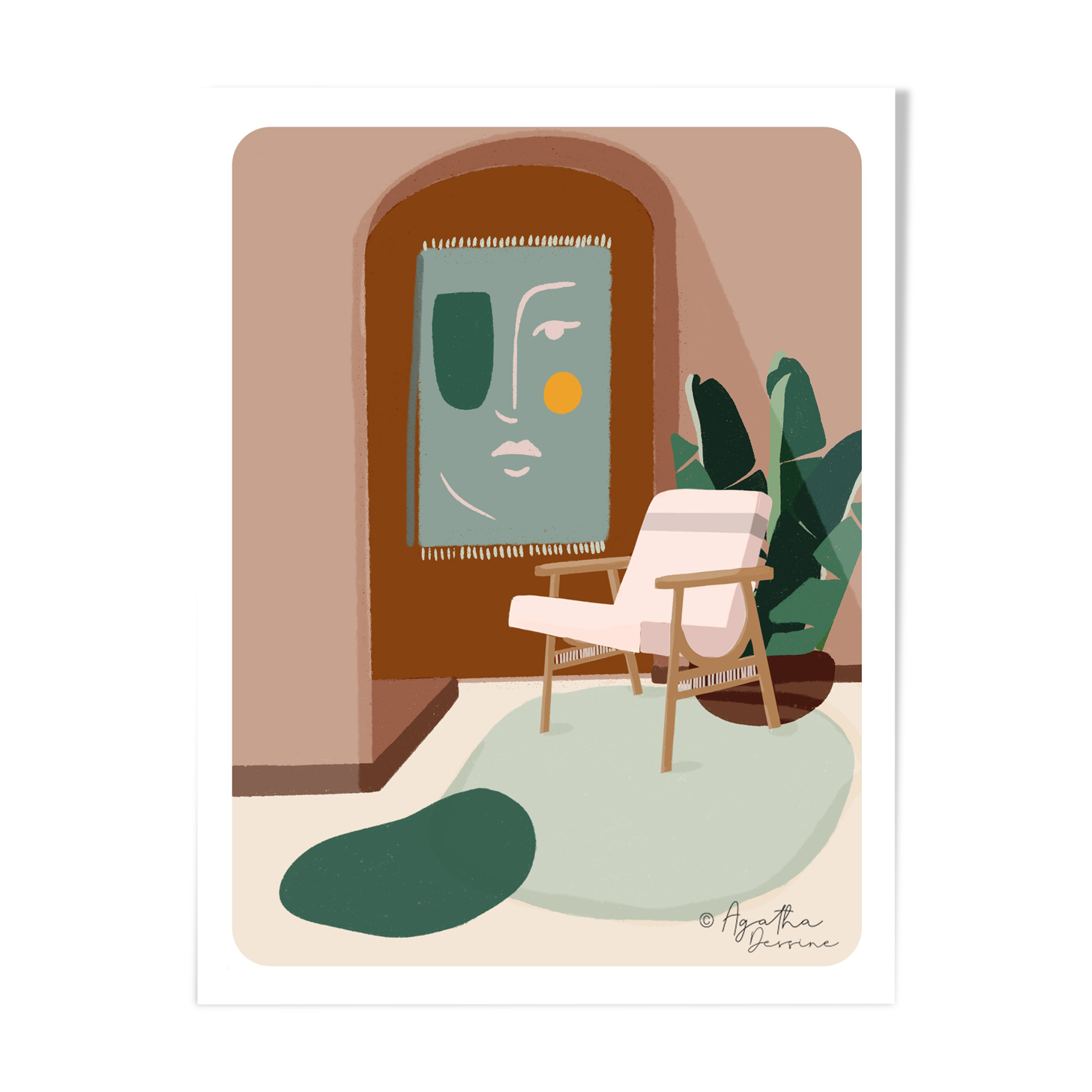 Illustration " Interior Mood" A4