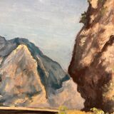 Oil on signed panel