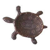 Cendrier tortue laiton