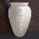 Molded glass vase, 1940s