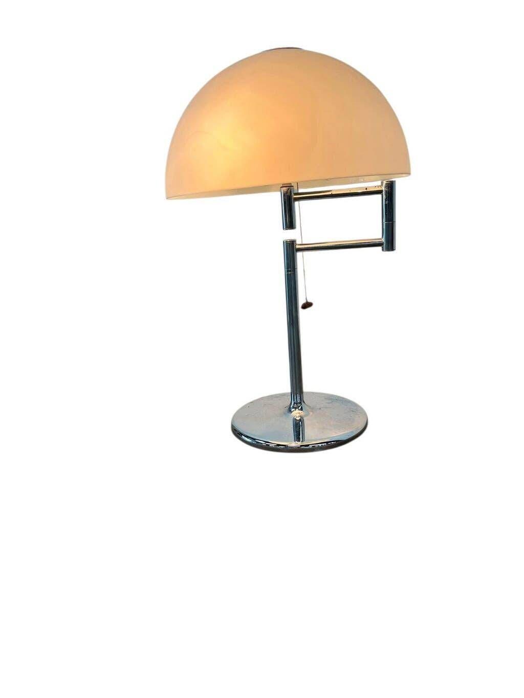 Vintage Cosack Leuchten table lamp, futuristic style, with a pivoting arm.