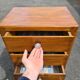 Chiffonnier vintage art deco chest of drawers 1950