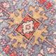 Tapis 4x7 classic red vintage, 126x227cm