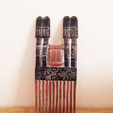 Peigne de décoration en bois massif du Ghana