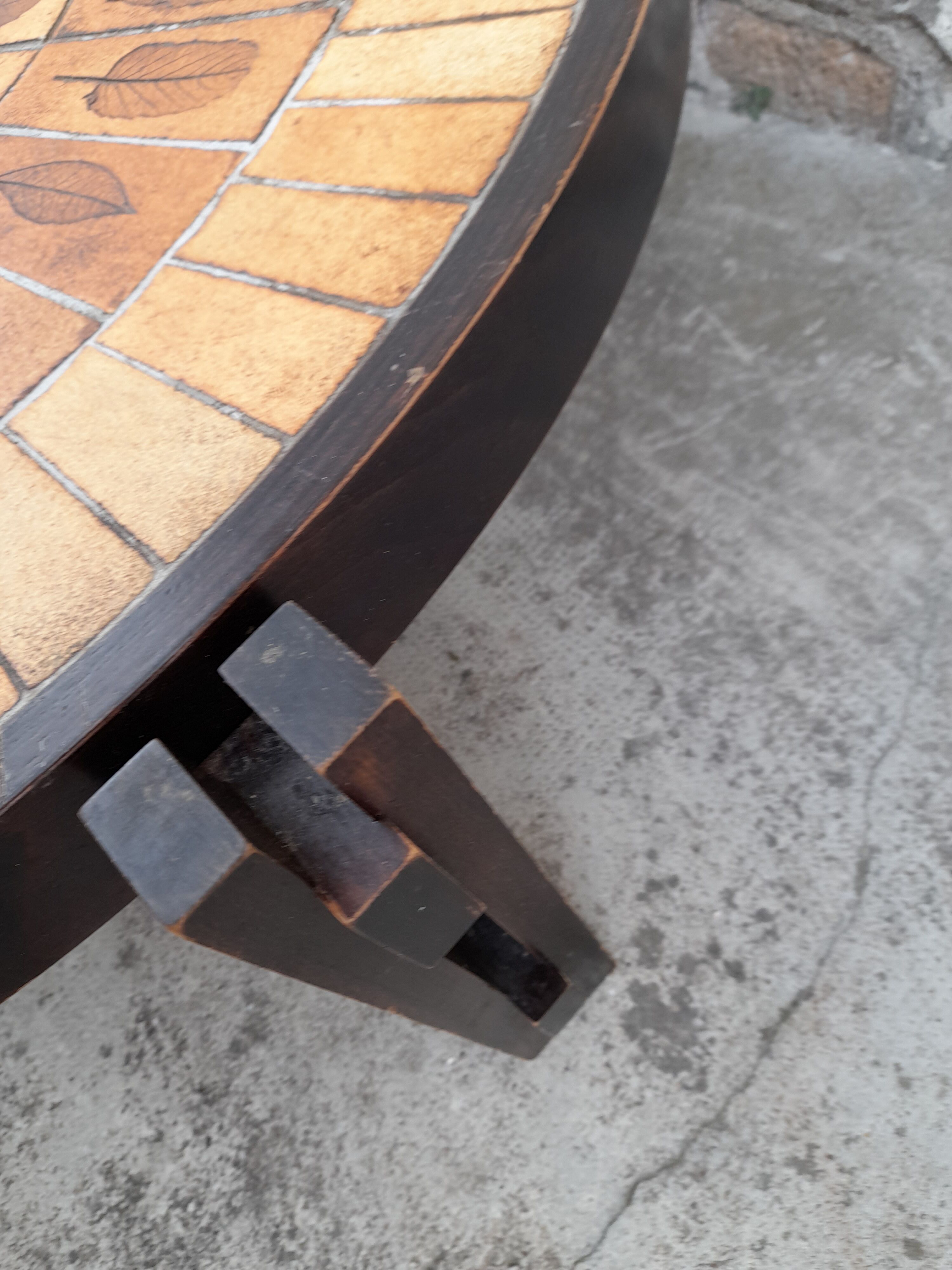 Coffee table by Roger Capron Vallauris model Herbier