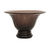 Art Deco amethyst glass vase singed erame