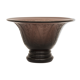 Art Déco amethyst glass vase singed Erame