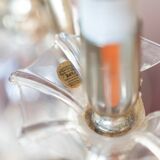 Delta Quattro 5-Light Crystal Table Lamp – Silver Finish