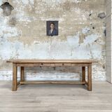 Solid oak farm table