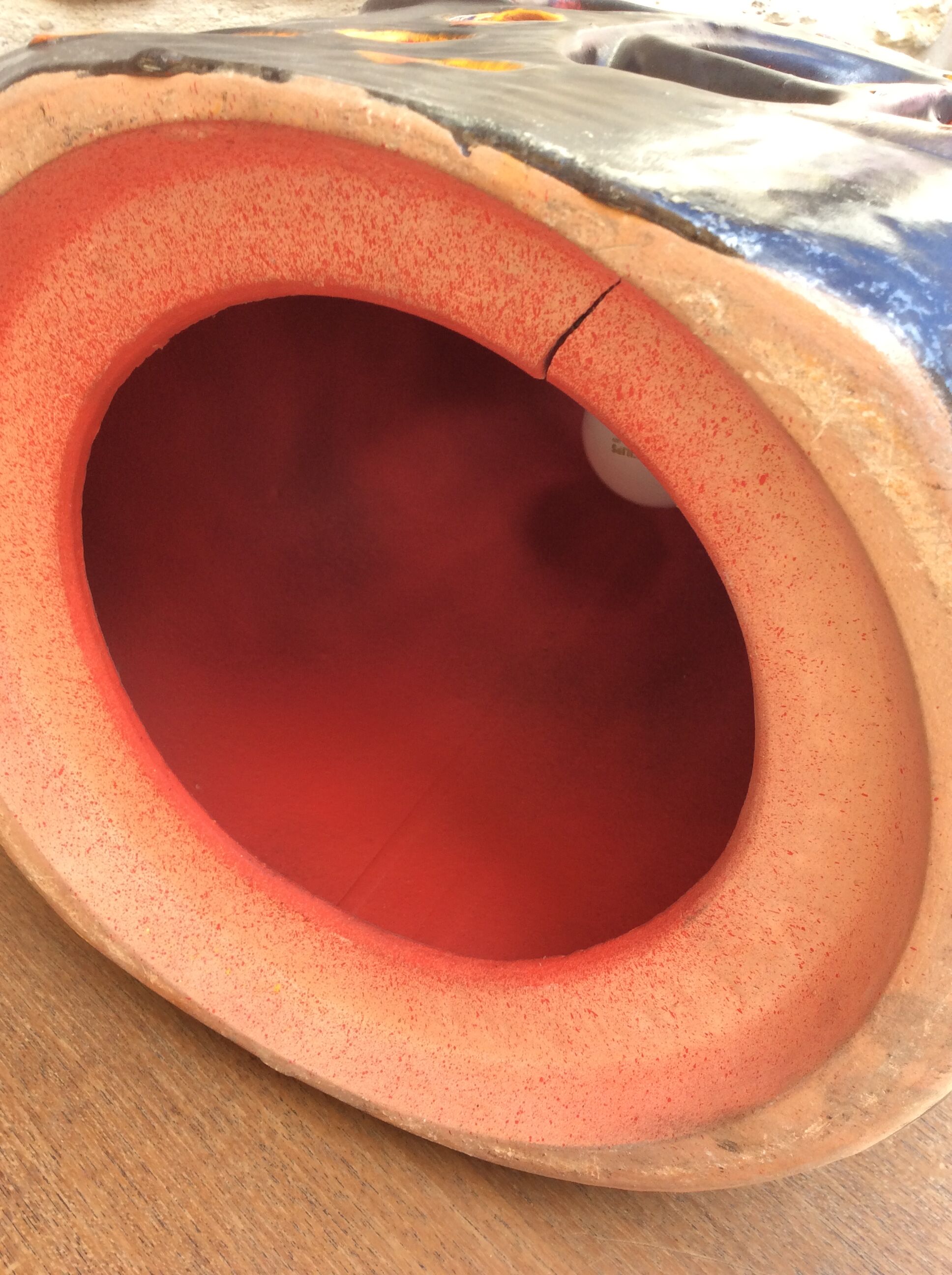 Ceramic floor lamp foot